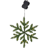 Krans Snowflake Grön 40 cm 24 L ww BO
