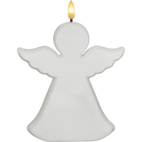 LED Gravljus Flamme Angel Vit 13,5x18 cm