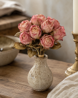Rosa Dried Bundle pink x10 27 cm