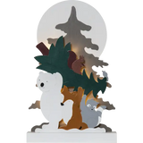 Inomhusdekoration Forest Friends Multi isbjörn bär gran