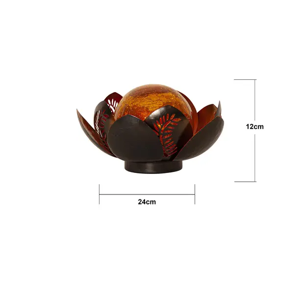 Dekorationsbelysning Solcell 'Lilly' Amber