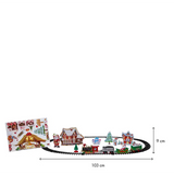 Dekorativt sceneri X-mas Train Multi tågbana
