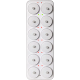 LED Värmeljus 12-pack Flamme Charge Vit 4x5 cm