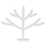 Ljusstake Grene Vit 9L