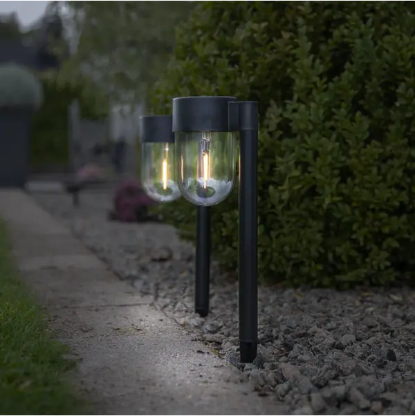 Gångbelysning Solcell 'Cupola' 2-pack