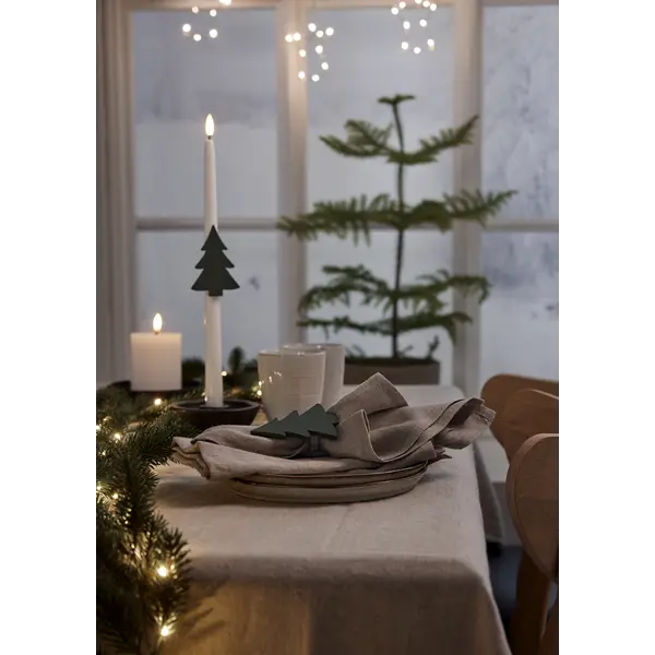 Ljusmanschett Accessorize Grön gran
