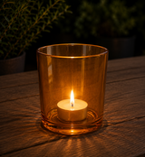 Värmeljushållare 'T-lights Cognac' 11cm