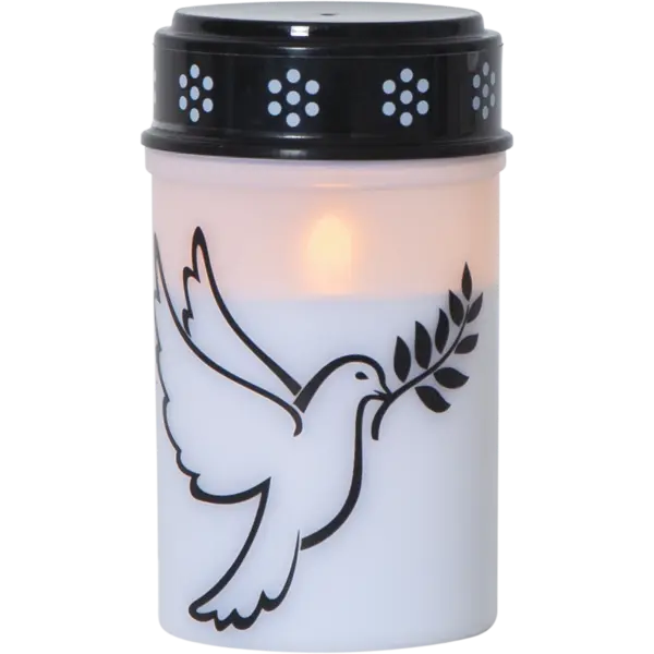 LED Gravljus Dove Vit 7,5x12 cm