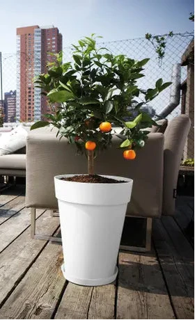 Loft Urban Round High 34cm - White