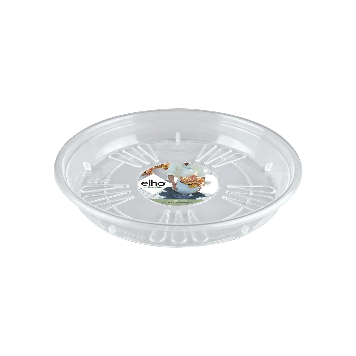 Uni-saucer Fat 'Round' 42cm - Transparent