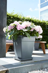 Universal 'Saucer Fat Square' D20cm - Anthracite