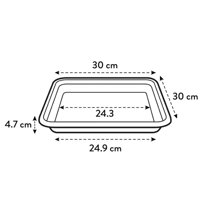 Universal 'Saucer / Fat Square' D30cm - Anthracite
