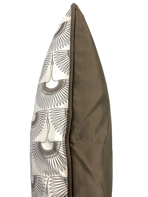 Kuddfodral 'Brown Swan' 50x50cm